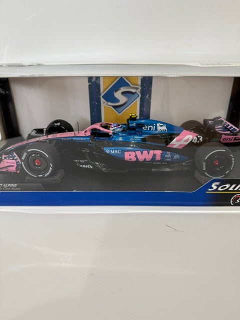 1/18 Solido Franco Colapinto #43 BWT Alpine Formula One team A525 Blue 2025