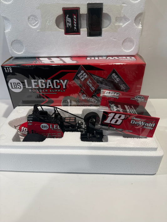 1/18 ACME Tanner Holmes Exclusive #18T Legacy Builder Supply 2025 Sprint Car