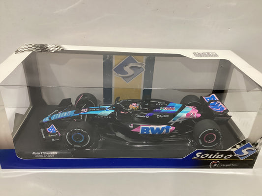 1/18 Solido Alpine F1 Team Esteban Ocon A524 Miami GP 2024