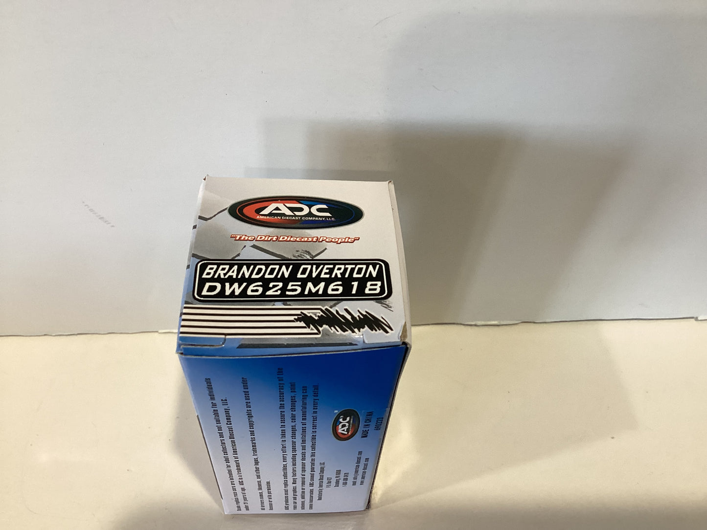 1/64 ADC Brandon Overton #76 Dude Wipes 2025 Dirt Late Model