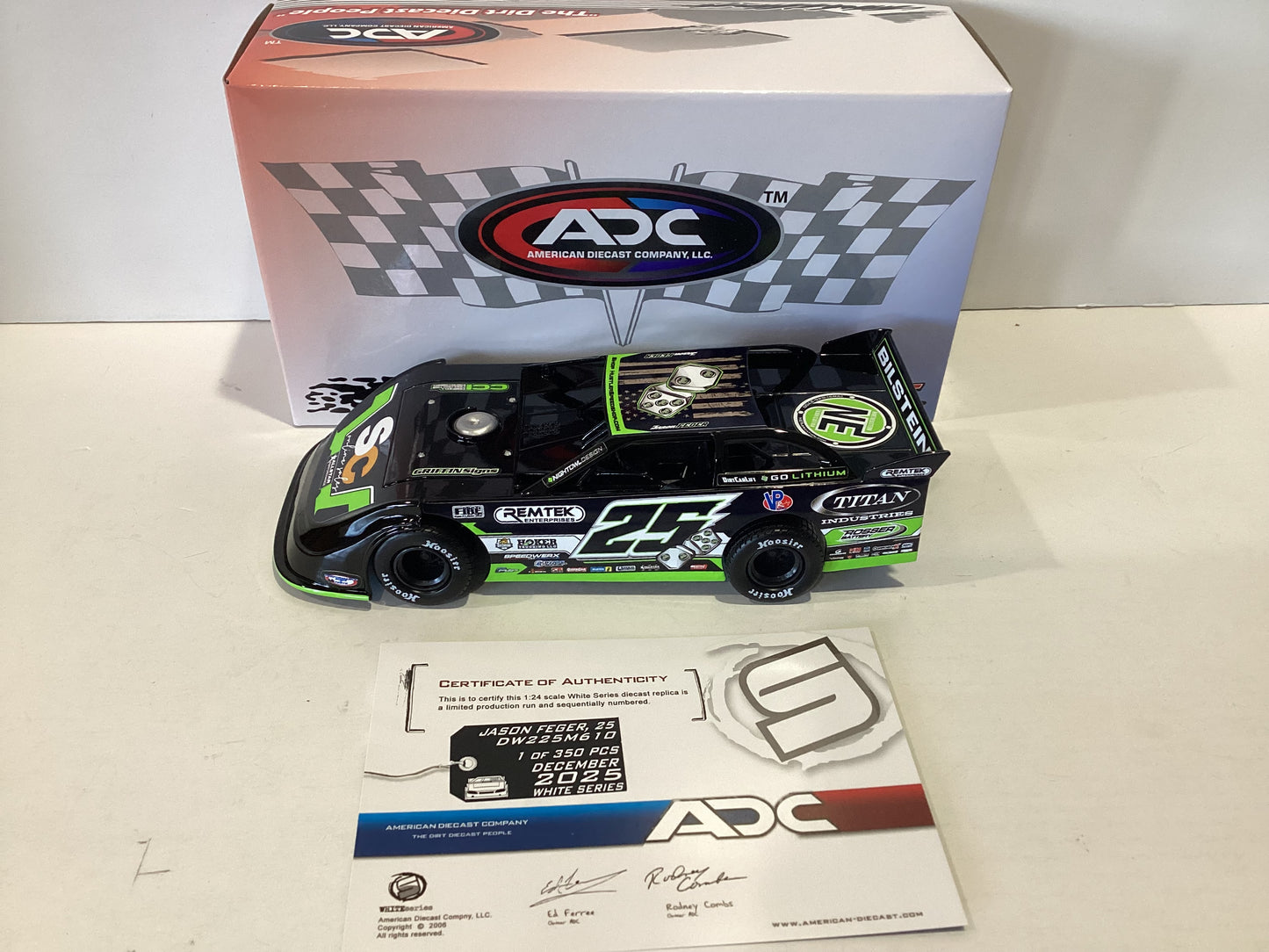 1/24 ADC Garrett Alberson #58 Roemer Machine & Welding 2025 Dirt Late Model