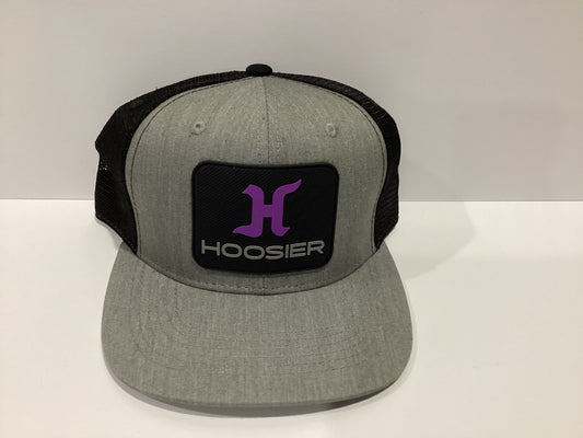 Hoosier Gray/Black Adjustable Trucker Hat