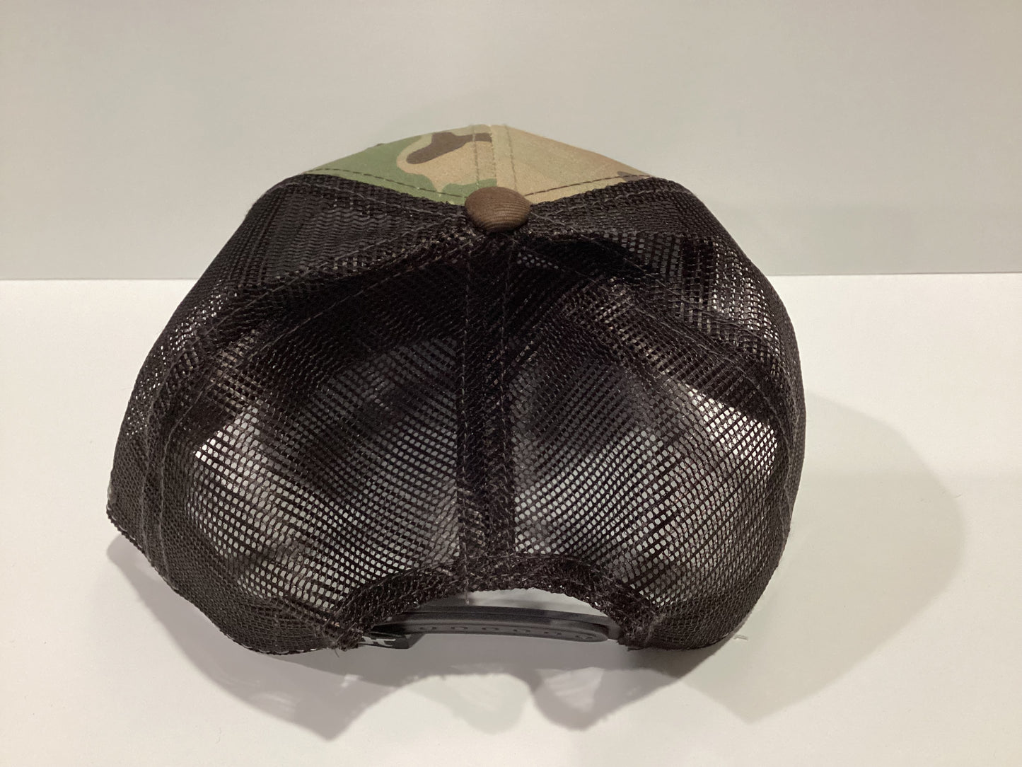 Hoosier Camo w/Gray Logo Adjustable Trucker Hat