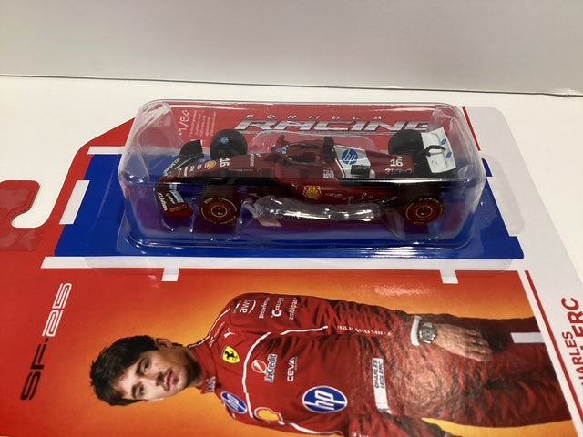 1/64 Burago #16 Charles Leclerc HP Shell Formula 1 Racing Car