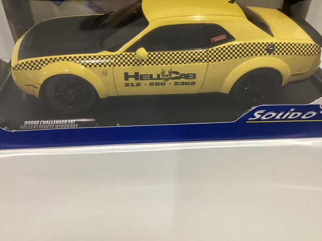 1/18 Solido Dodge Challenger SRT Hellcat Redeye Widebody NYC Hellcab 2023