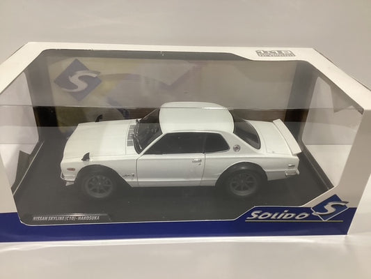 1/18 Solido Nissan Skyline (C10) Hakosuka Solido Works Pearl White 1970