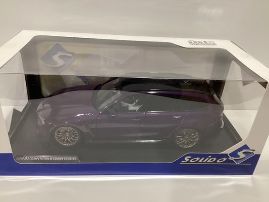 1/18 Solido BMW M3 (G81) Touring w/ Performance Parts Twilight Purple Pearl Metallic 2024
