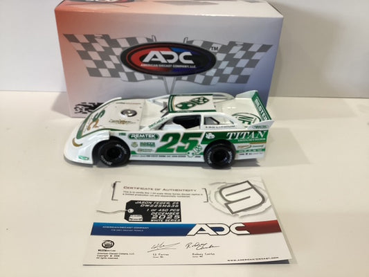 1/24 ADC Jason Feger #25 Titan Industries 2025 Dirt Late Model