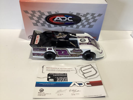1/24 ADC Chris Ferguson #22 Live Oak 2025 Dirt Late Model