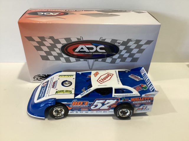 1/24 ADC Caiden Black 357 Mullett's Concrete 2025 Dirt Late Model