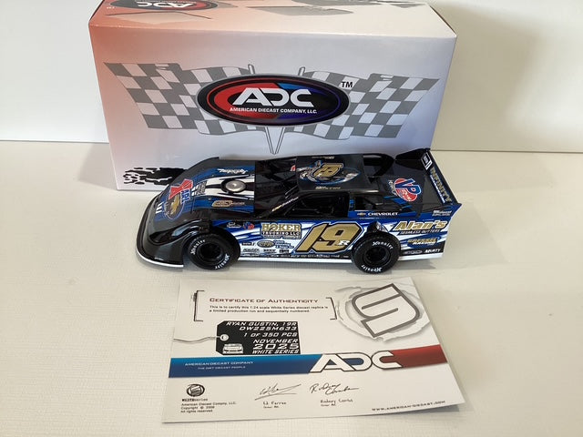 1/24 ADC Ryan Gustin #19R Alan's Seamless Gutters 2025 Dirt Late Model