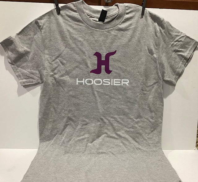 New Gildan Heavy Blend Hoosier Light Gray Sprint Car T-Shirt