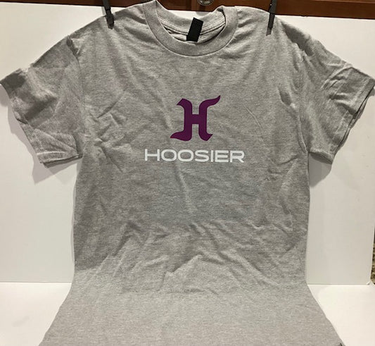 New Gildan Heavy Blend Hoosier Light Gray Sprint Car T-Shirt