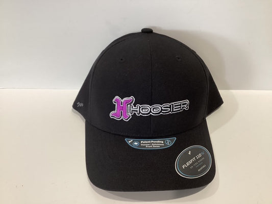 Flexfit 110 NU Hoosier Black SnapBack Hat