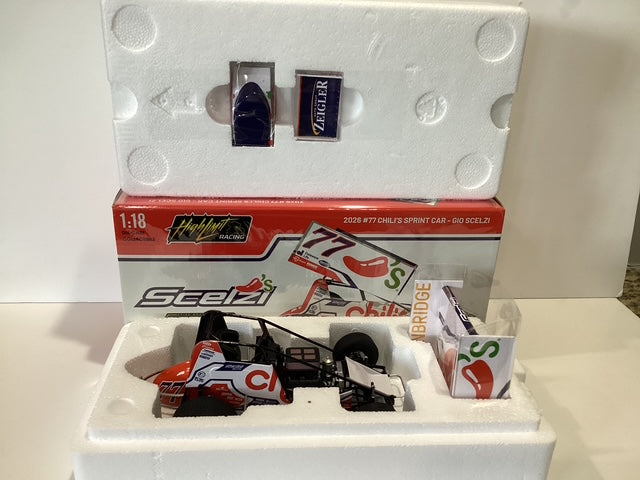 1/18 ACME Gio Scelzi #77 Chili's 2026 Sprint Car