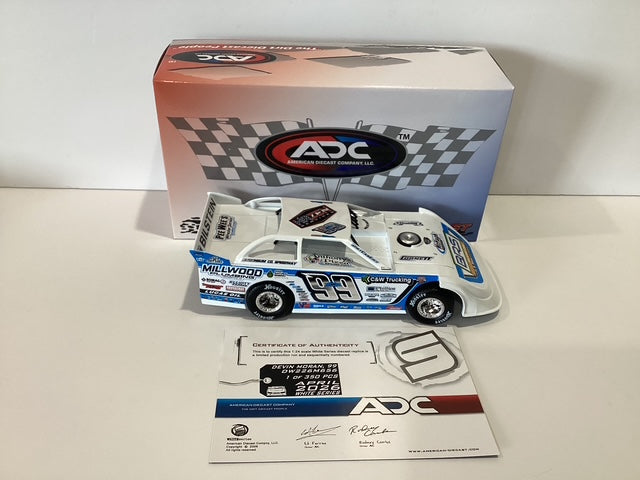 1/24 ADC Devin Moran #99 Millwood Plumbing 2026 Dirt Late Model