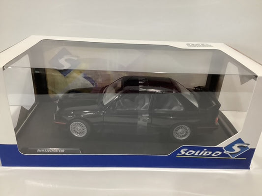 1/18 Solido BMW E30 Sport EVO 1990 Black