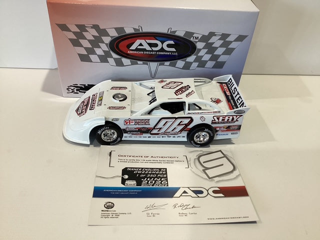 1/24 ADC Tanner English #96 Seay Motors Riggs Fiber 2026 Dirt Late Model