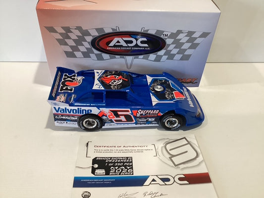 1/24 ADC Brandon Sheppard #B5 Valvoline 2026 Dirt Late Model