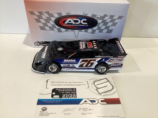 1/24 ADC Zach Zeitner #76 Zeitner & Sons Inc. 2026 Dirt Late Model