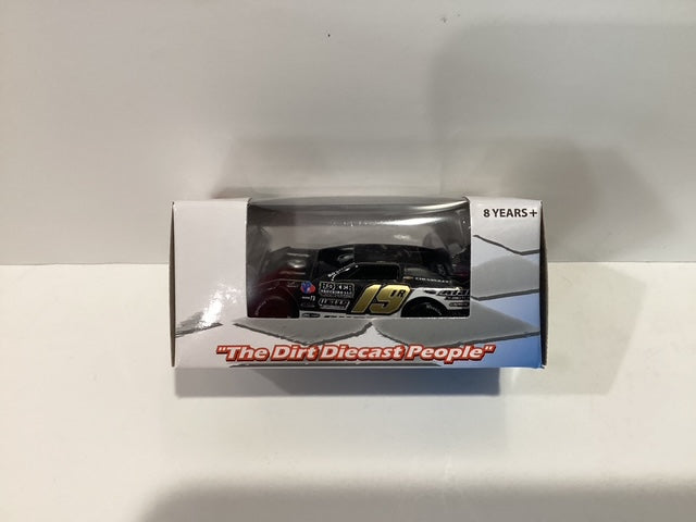 1/64 ADC Ryan Gustin #19R Alan's Seamless Gutters Black 2025 Dirt Late Model