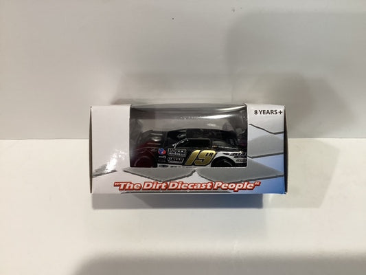 1/64 ADC Ryan Gustin #19R Alan's Seamless Gutters Black 2025 Dirt Late Model