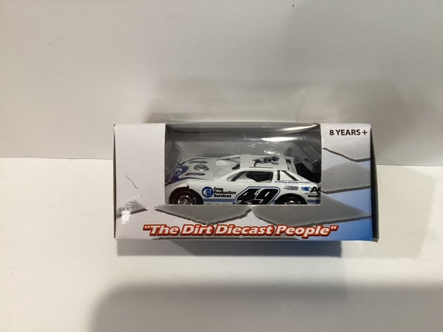 1/64 ADC Jonathan Davenport #49 Crop Protections Servies ASC Warranty 2018 Dirt Late Model