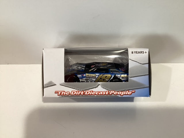 1/64 ADC Ryan Gustin #19R Hoker Trucking Alan's Seamless Gutters 2025 Dirt Late Model