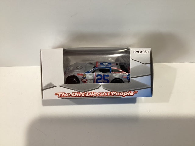 1/64 Jason Feger #25 Titan Industries Freedom Fighter 2024 Dirt Late Model