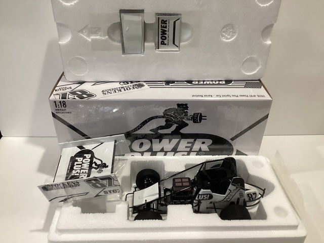 1/18 ACME 2026 #87 Aaron Reutzel Power Plus Folkens Brothers White Sprint Car