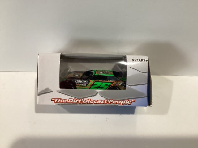 2026 ADC 1/64 #25 Jason Feger Titan Industries Cheap Cars Camo Dirt Late Model