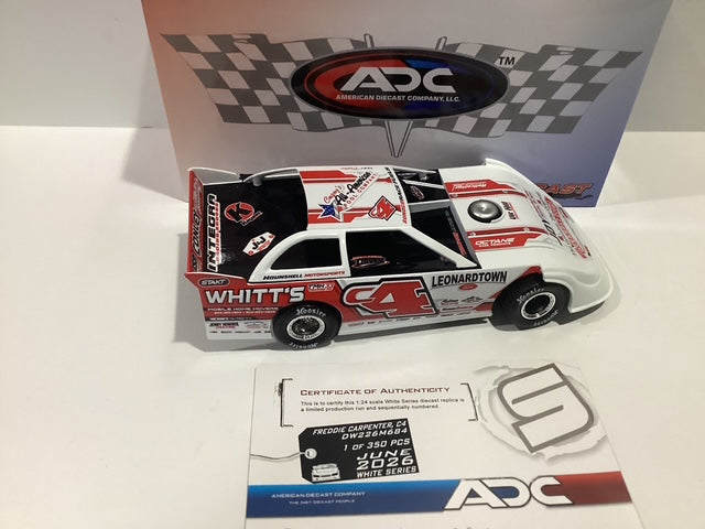 1/24 ADC 2026 #C4 Freddie Carpenter Whitt's Gates Leonardtown Ford Dirt Late Model