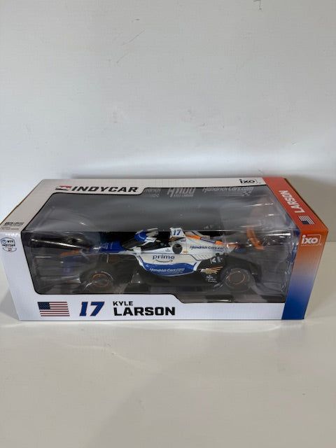 IXO 1/18 2025 #17 Kyle Larson Hendrickcars.com Amazon Prime Chevy McLaren Indy Car