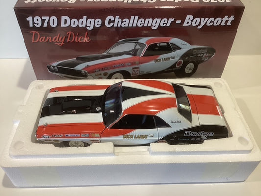 Acme 1/18 Dick Landy 1970 Dodge Challenger-Boycott