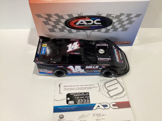 2026 ADC 1/24 #14jr Trey Mills Mills Concrete Riedel Race Engines Dirt Late Model