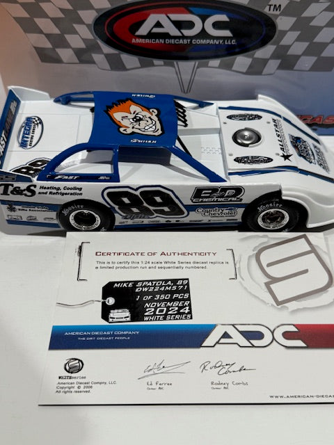 ADC 1/24 #89 Mike Spatola B&D Chemical Lake Norman Mechanical Dome Dirt Late Model