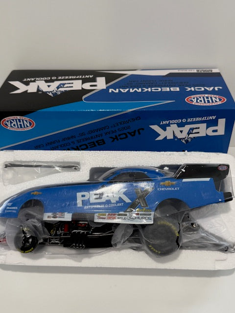 Auto World 1/24 2025 Jack Beckman Peak Chevy Camaro NHRA Funny Car