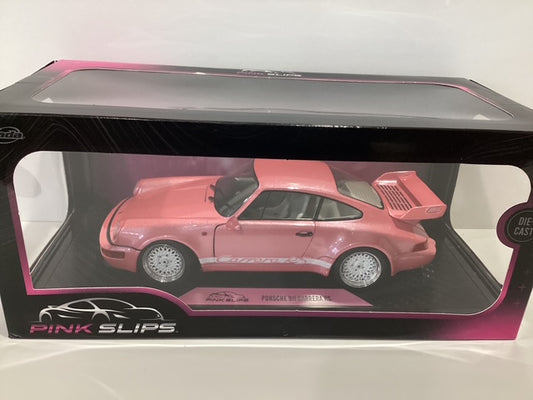 Jada Pink Slips 1/18 Metallic Pink Porsche 911 Carrera RS