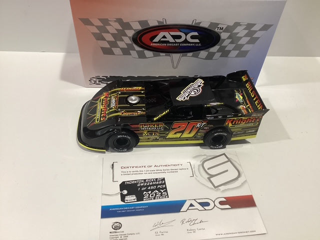 1/24 ADC 2026 #20RT Ricky Thornton Jr. Hoker Trucking Knight's Companies Dirt Late Model