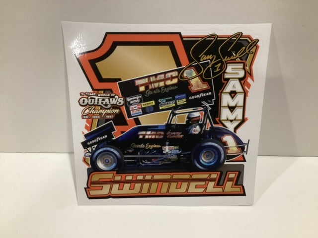 Sprint Legends #1 Sammy Swindell TMC sprint car sticker – Sink's Garage