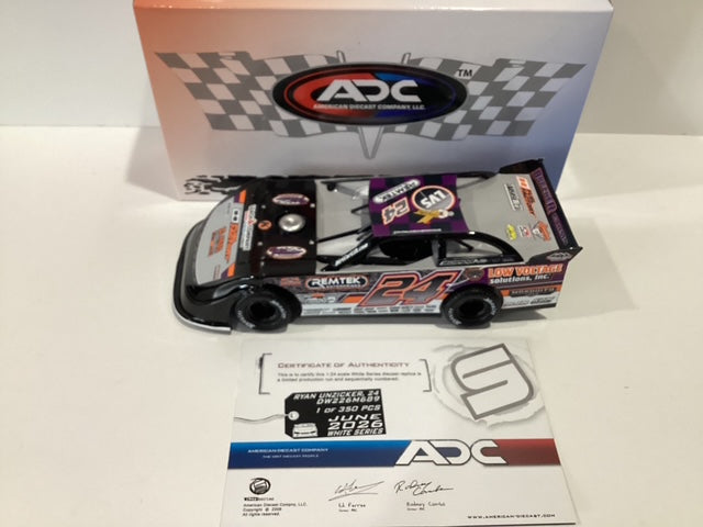 2026 ADC 1/24 #24 Ryn Unzicker Remtek Low Voltage Solutions Dirt Late Model