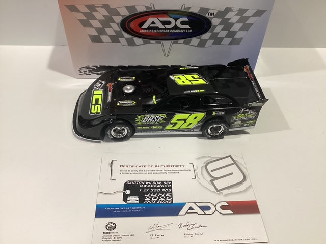 1/24 ADC 2026 #58v Daulton Wilson Base Race Fuel B&L Construction Dirt Late Model